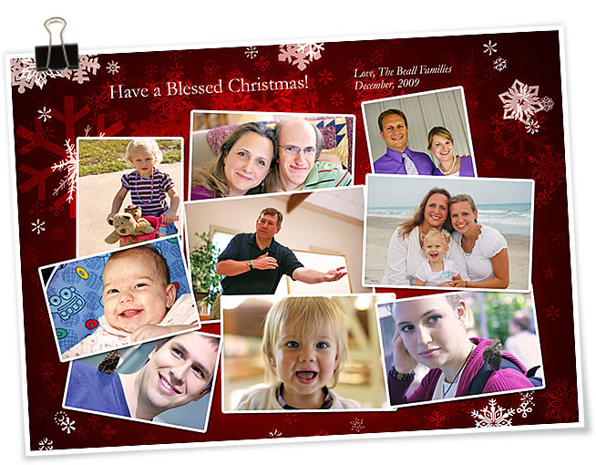 Beall Family montage